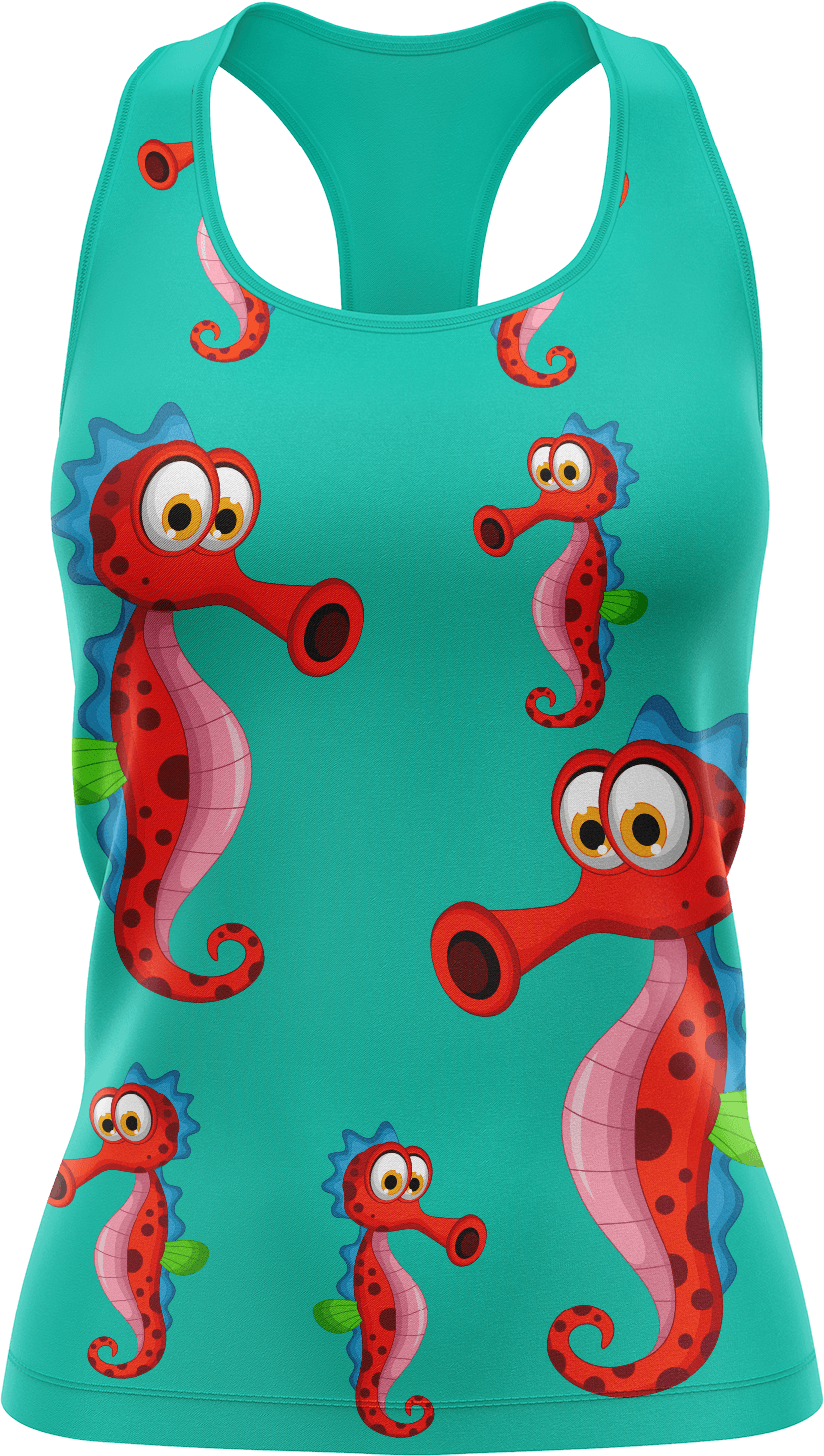 Sassy Seahorse Singlets - fungear.com.au