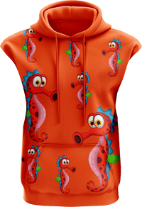 Sassy Seahorse Sleeveless Hoodie 4