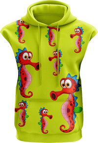Sassy Seahorse Sleeveless Hoodie 1