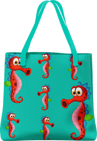 Sassy Seahorse Tote Bag 2