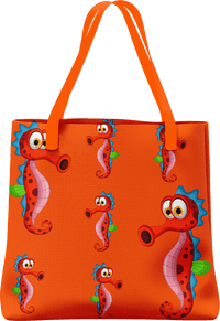 Sassy Seahorse Tote Bag 1