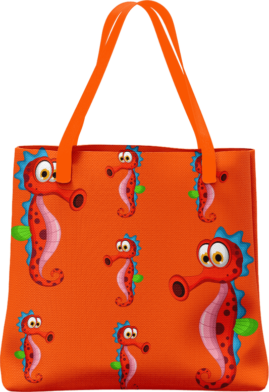 Sassy Seahorse Tote Bag - fungear.com.au