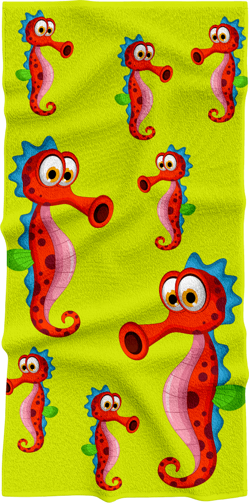 Sassy Seahorse Towels