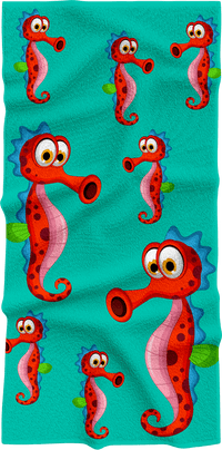 Sassy Seahorse Towels 2