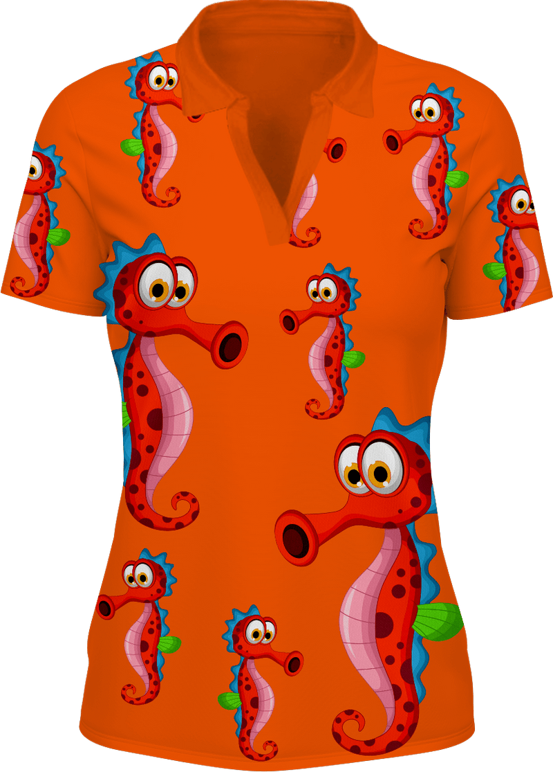 Sassy Seahorse Women's Polo