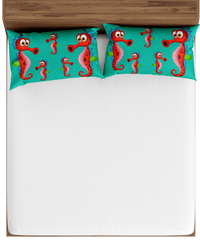 Sassy Seahorse Bed Pillows 2