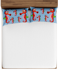 Sassy Seahorse Bed Pillows 4