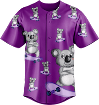Skater Koala Baseball Jerseys 4