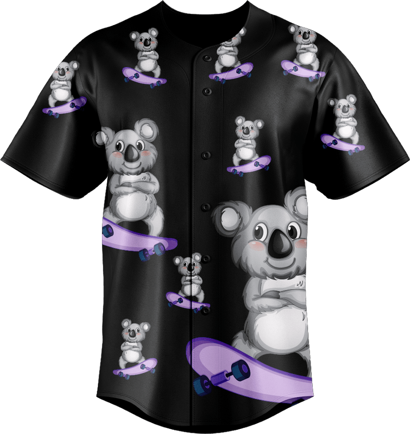 Skater Koala Baseball Jerseys
