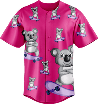 Skater Koala Baseball Jerseys 3