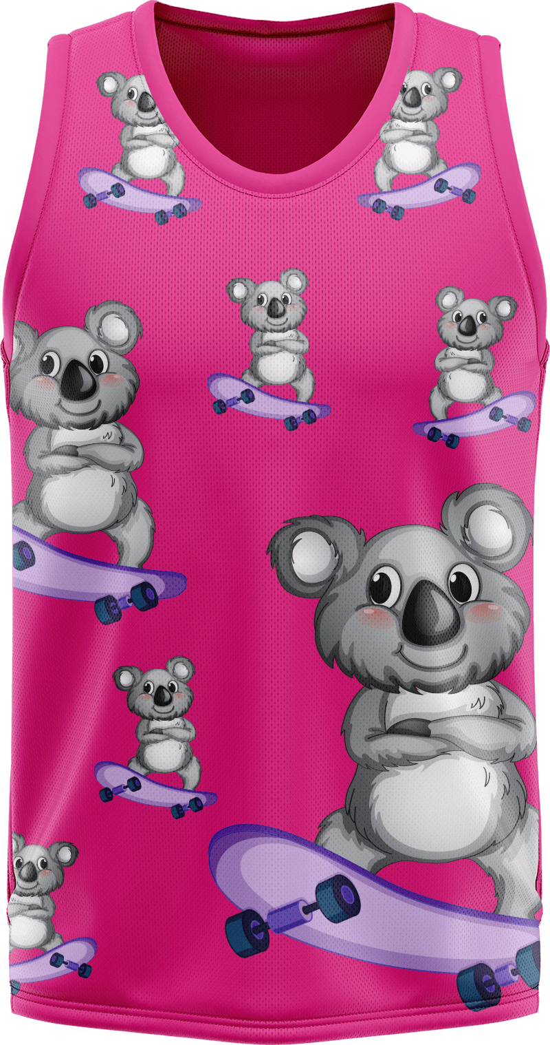 Skater Koala Basketball Jersey - fungear.com.au