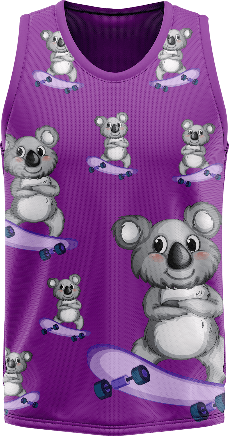 Skater Koala Basketball Jersey - fungear.com.au