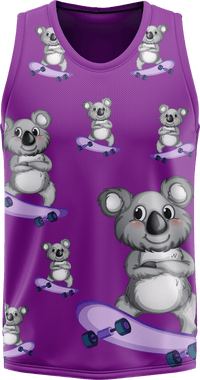 Skater Koala Basketball Jersey 4