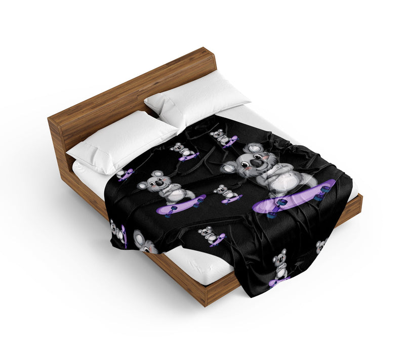 Skater Koala Doona Cover