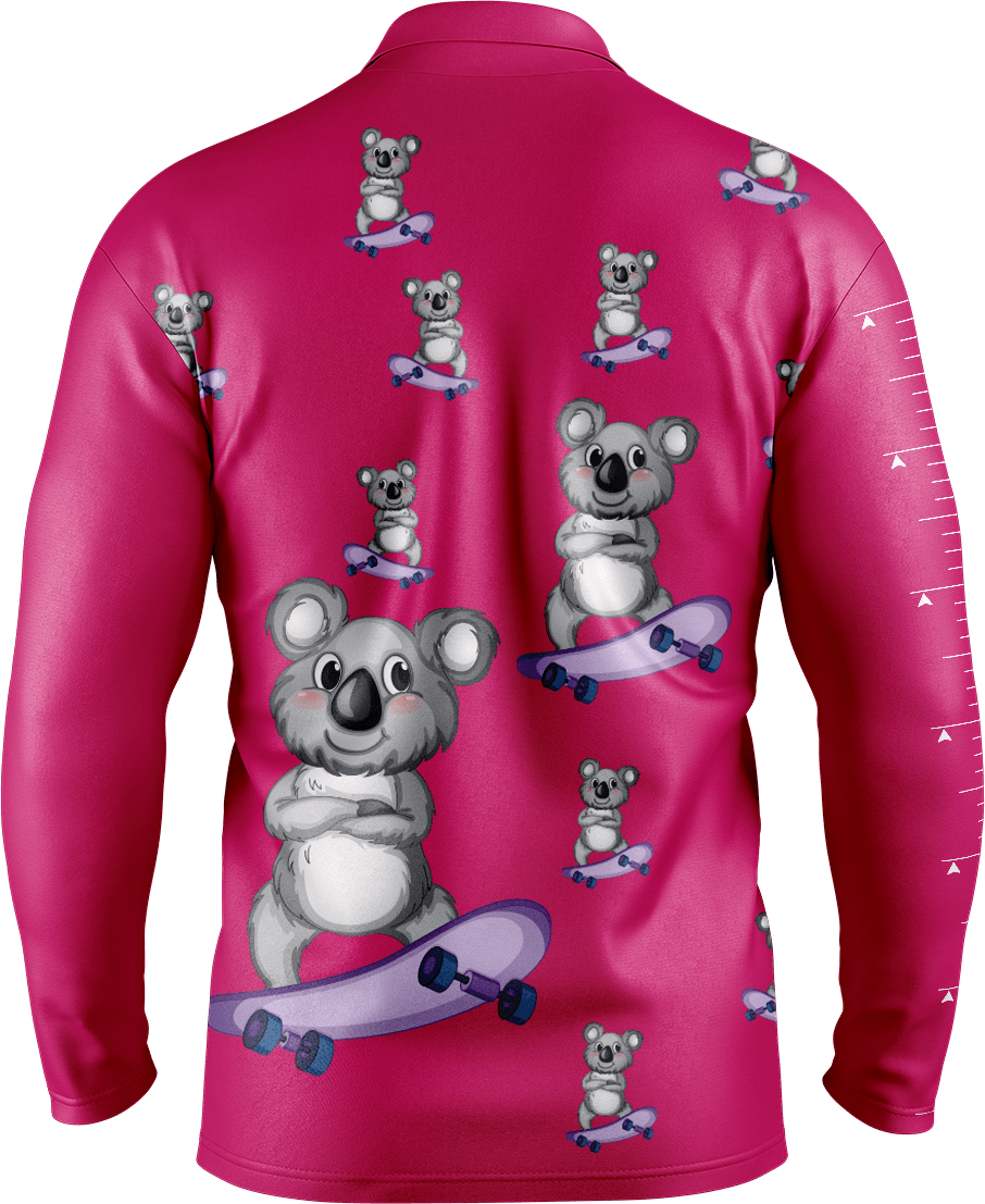 Skater Koala Fishing Shirts - fungear.com.au