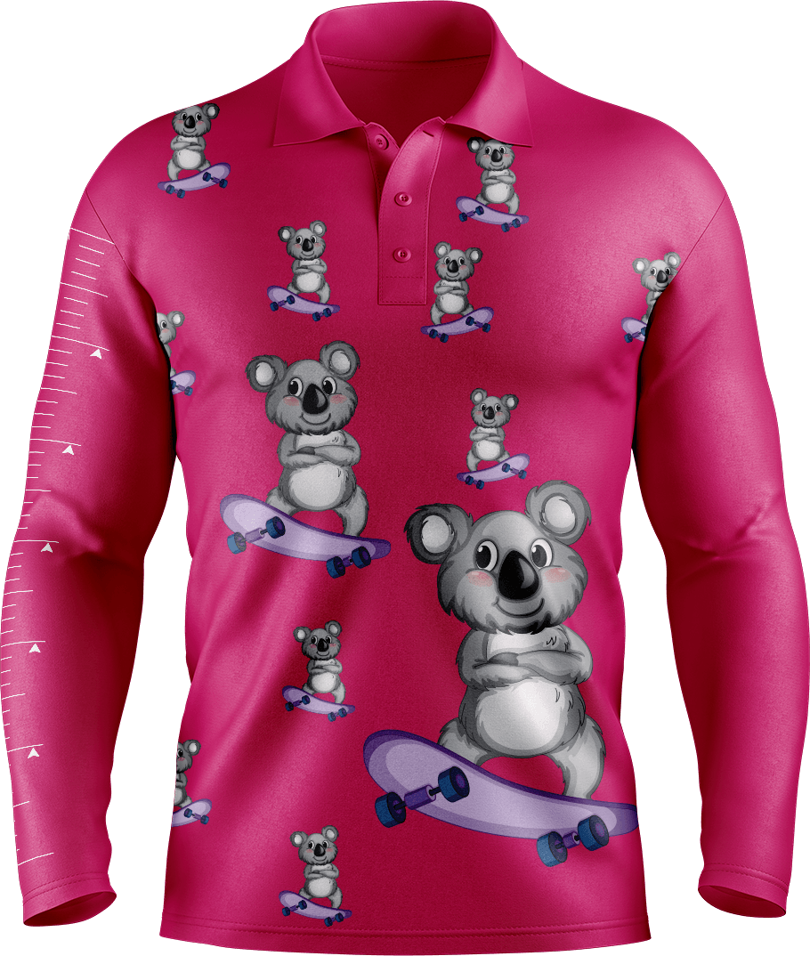 Skater Koala Fishing Shirts - fungear.com.au