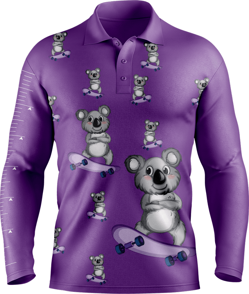 Skater Koala Fishing Shirts