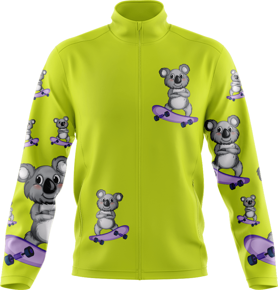Skater Koala Full Zip Track Jacket - fungear.com.au