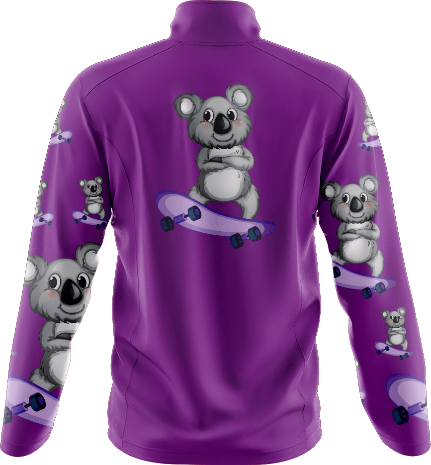 Skater Koala Full Zip Track Jacket - fungear.com.au