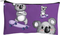 Skater Koala Jumbo Pencil Case 3