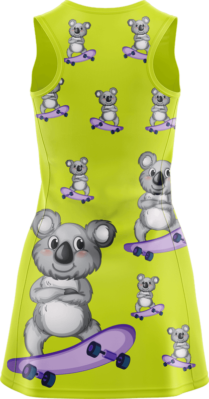 Skater Koala Ladies Mini Dress - fungear.com.au