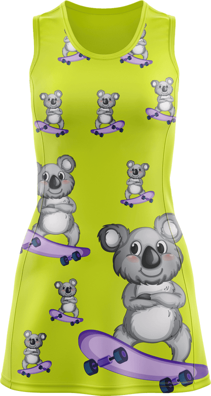 Skater Koala Ladies Mini Dress - fungear.com.au