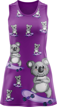 Skater Koala Ladies Mini Dress 1