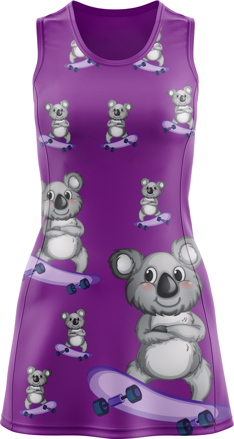Skater Koala Ladies Mini Dress