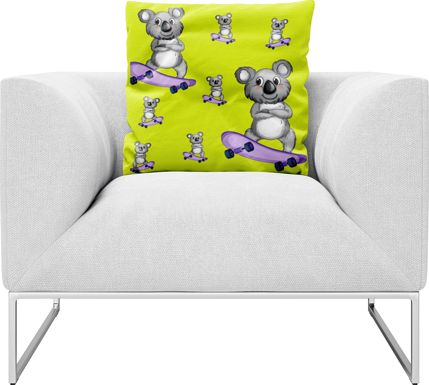 Skater Koala Pillows Cushions - fungear.com.au