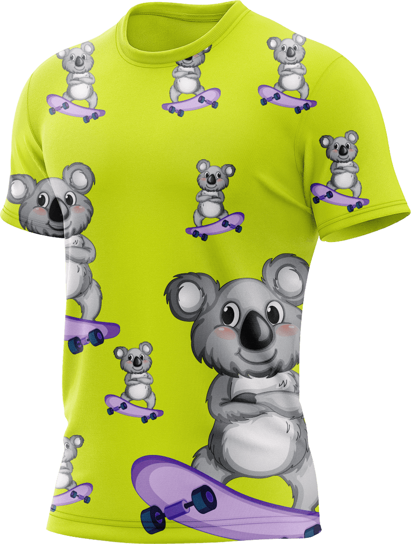 Skater Koala Rash Shirt Short Sleeve
