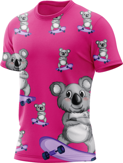 Skater Koala Rash T-Shirt Short Sleeve - fungear.com.au