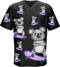 Skater Koala Scrubs 1