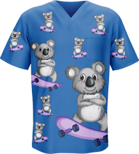 Skater Koala Scrubs 2
