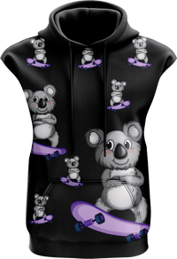 Skater Koala Sleeveless Hoodie 4