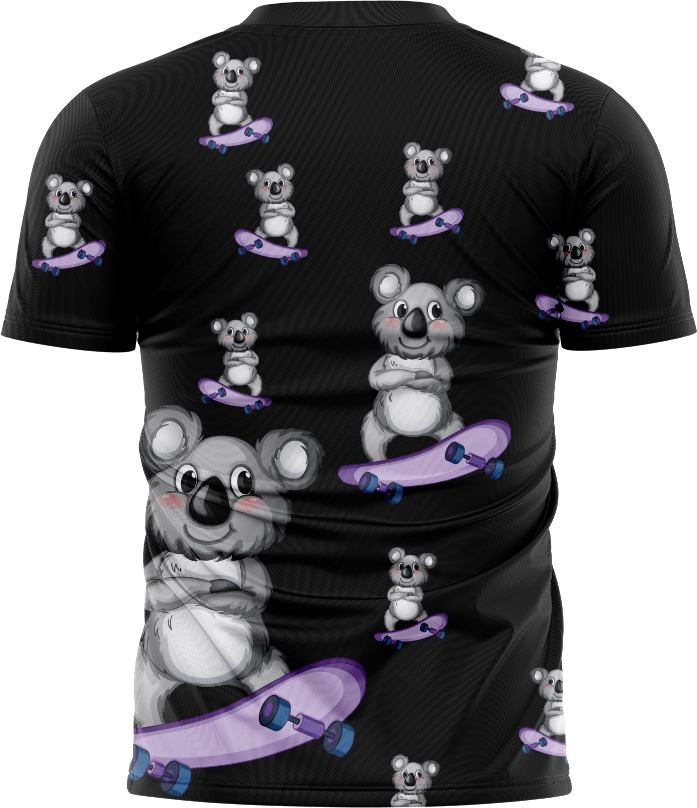 Skater Koala T shirts - fungear.com.au