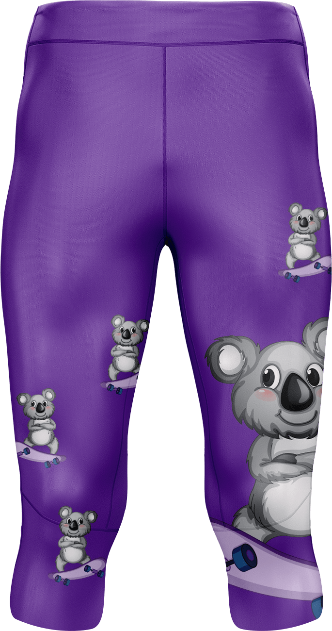 Skater Koala tights 3/4 or full length - fungear.com.au