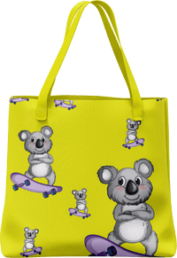 Skater Koala Tote Bag 2