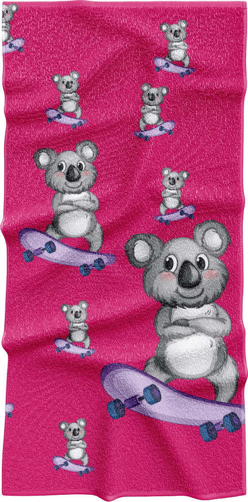 Skater Koala Towels
