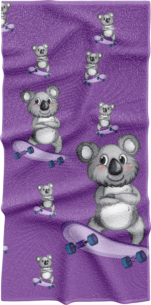 Skater Koala Towels - fungear.com.au