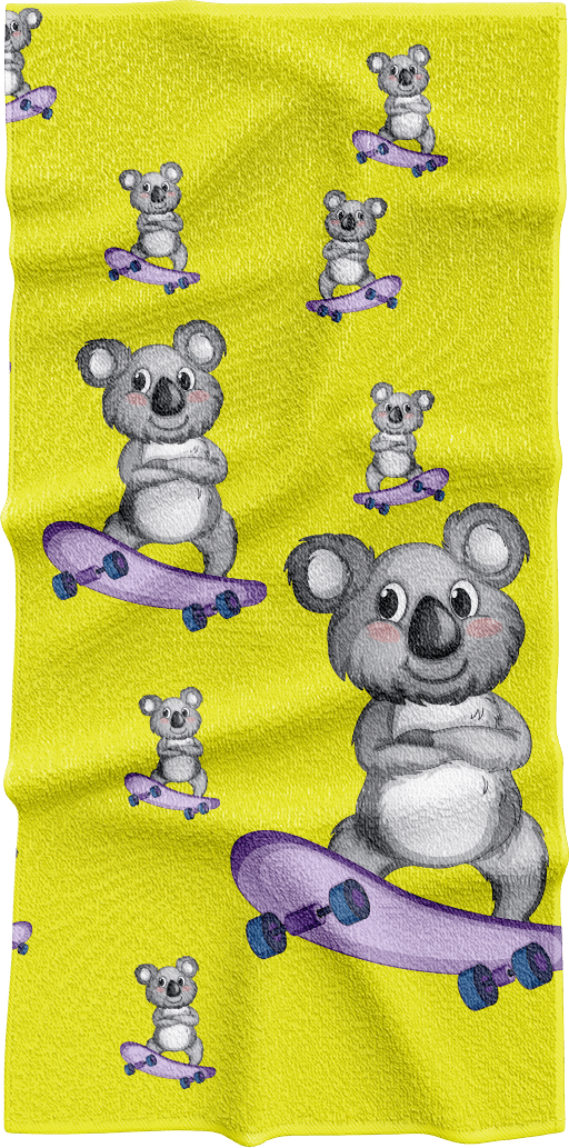 Skater Koala Towels - fungear.com.au