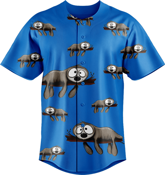 Snoozy Sloth Baseball Jerseys - fungear.com.au