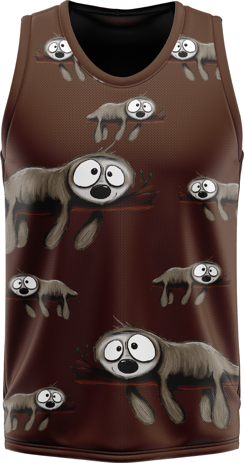 Snoozy Sloth Basketball Jersey