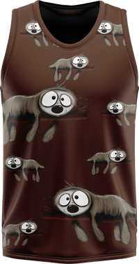 Snoozy Sloth Basketball Jersey 2