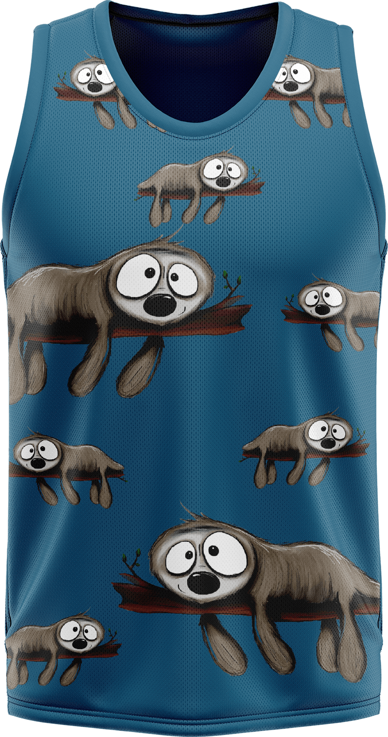 Snoozy Sloth Basketball Jersey