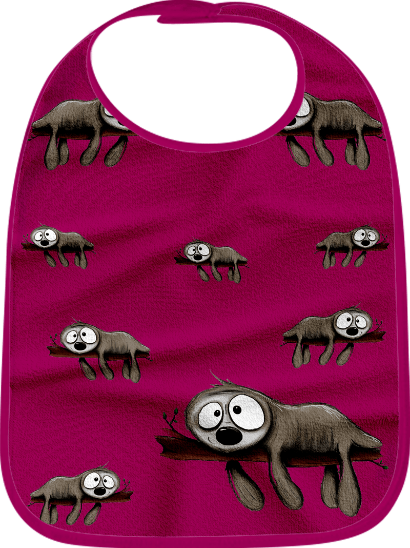 Snoozy Sloth Bibs