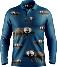 Snoozy Sloth Fishing Shirts 4