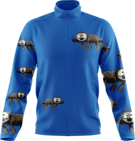 Snoozy Sloth Full Zip Track Jacket - fungear.com.au