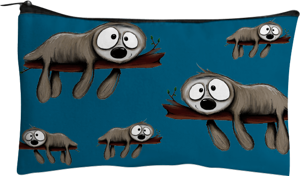 Snoozy Sloth Jumbo Pencil Case