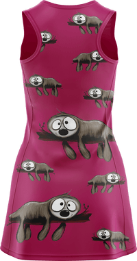 Snoozy Sloth Ladies Mini Dress 6