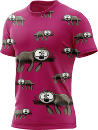 Snoozy Sloth Rash Shirt Short Sleeve 3